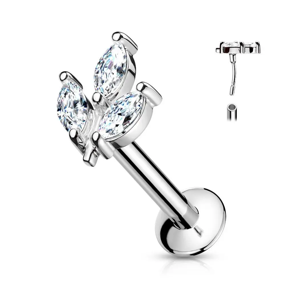 S4U Piercing do brady - lísteček (ocelová) - LB1085-1208-C