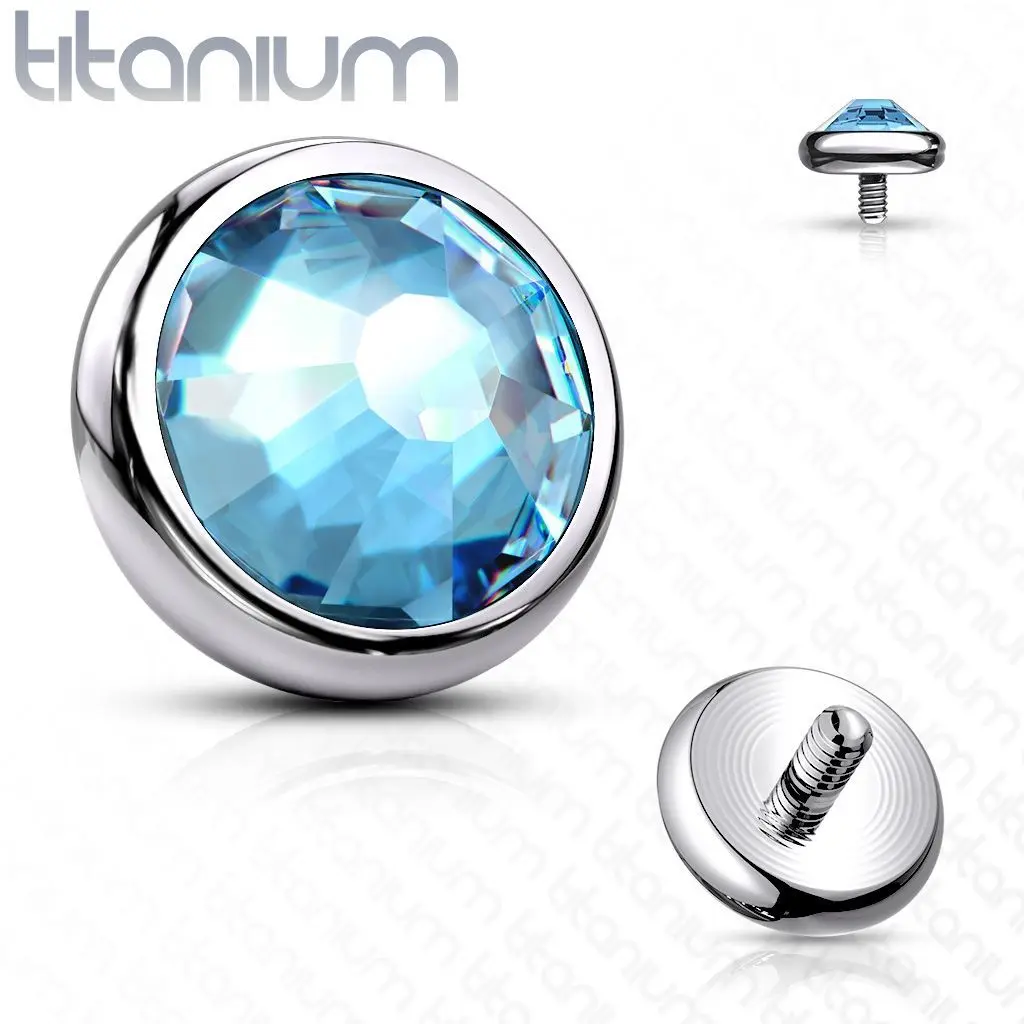 Náhradní kamínek k dermálu TITAN, závit 1,6 mm, 4mm