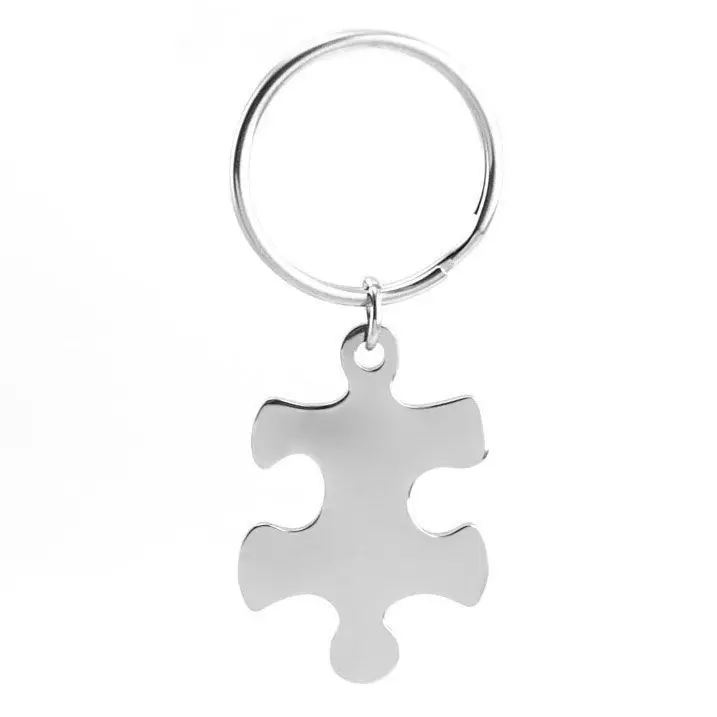 S4U Ocelový přívěsek na klíče - puzzle - OPT1008-L
