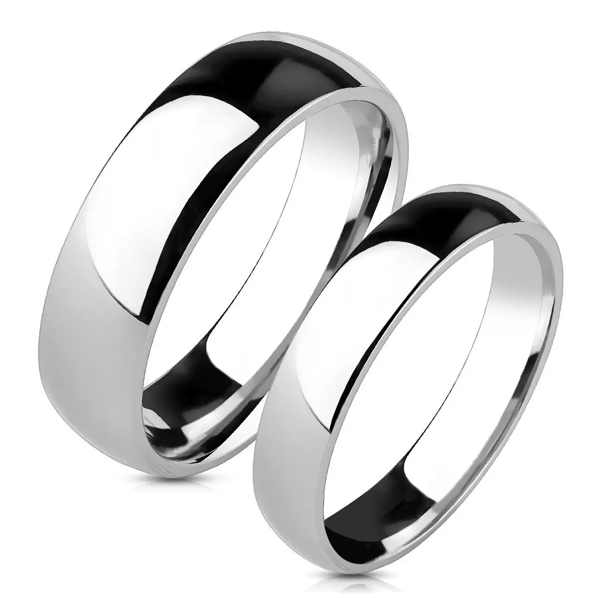 NUBIS NSS1011 + NSS1010 Snubní prsteny chirurgická ocel - pár - NSS1010,NSS1011