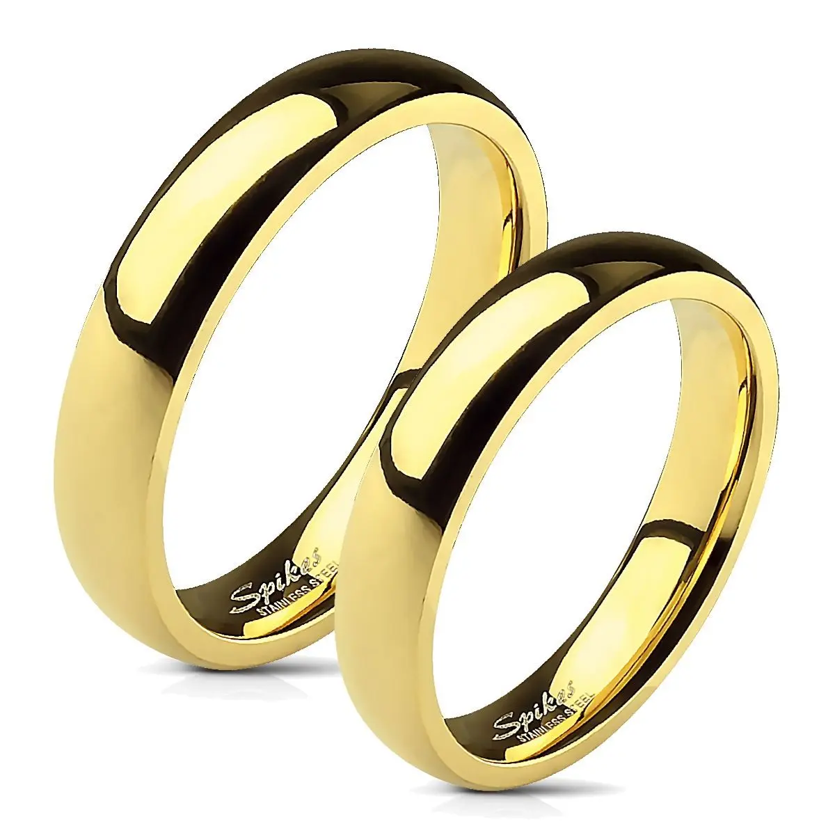 S4U OPR1495 Snubní prsteny chirurgická ocel š. 4 mm - pár - OPR1495-4