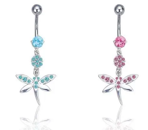 Piercing banánek chirurgická ocel a stříbro 925 SBQO75