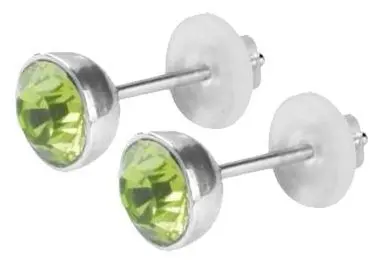 Naušnice se Swarovski krystaly ESSW11-peridot
