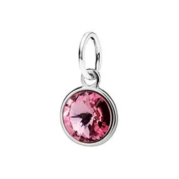 S4U Stříbrný přívěsek s kamenem Crystals from SWAROVSKI, barva: Light Rose - CS3700-LR