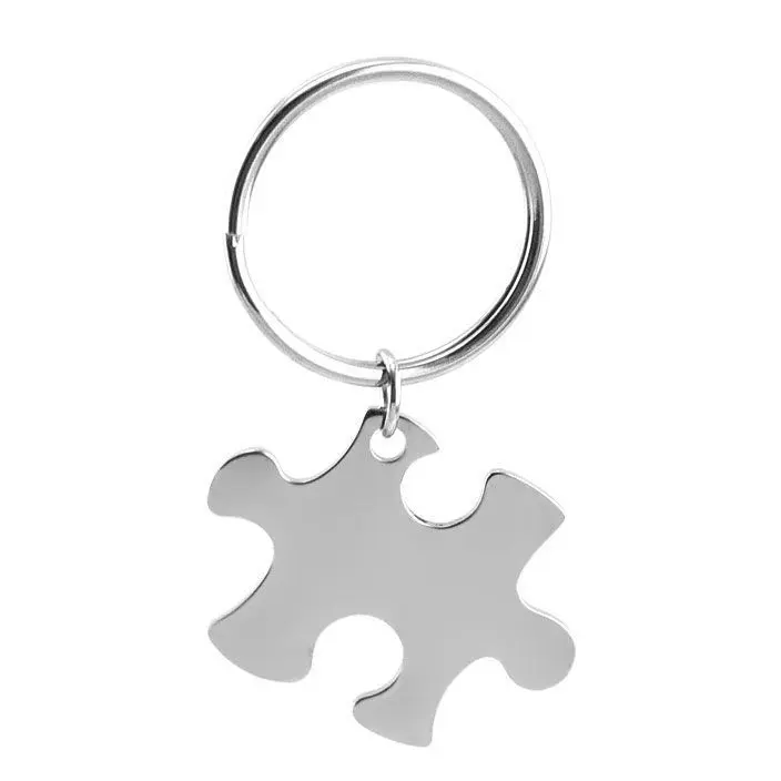 S4U Ocelový přívěsek na klíče - puzzle - OPT1008-P