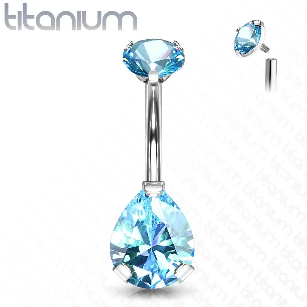 Piercing do pupíku kapka - TITAN