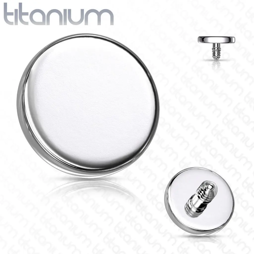 S4U Ozdobná placka k dermálu TITAN, závit 1,6 mm, rozměr 4 mm - TIT1088
