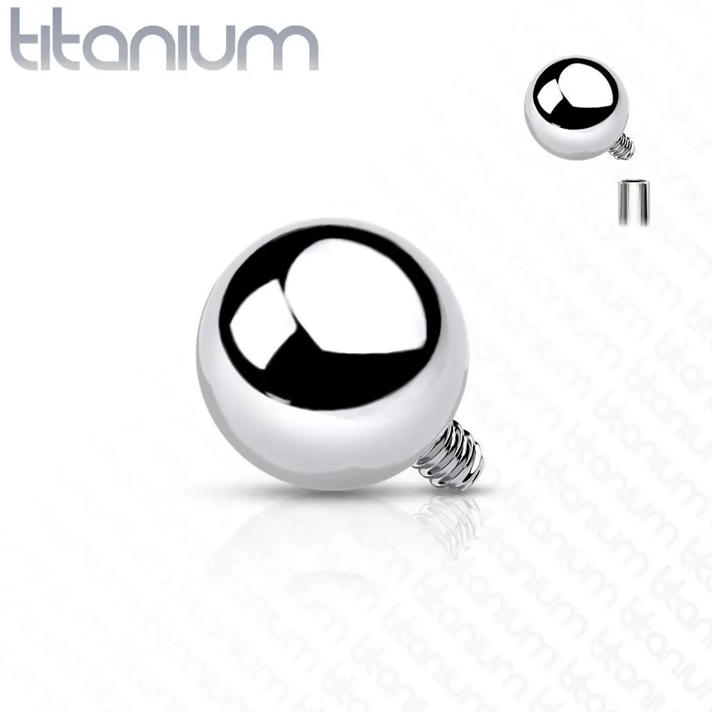 S4U Náhradní kulička k labretě TITAN, závit 1,2 mm