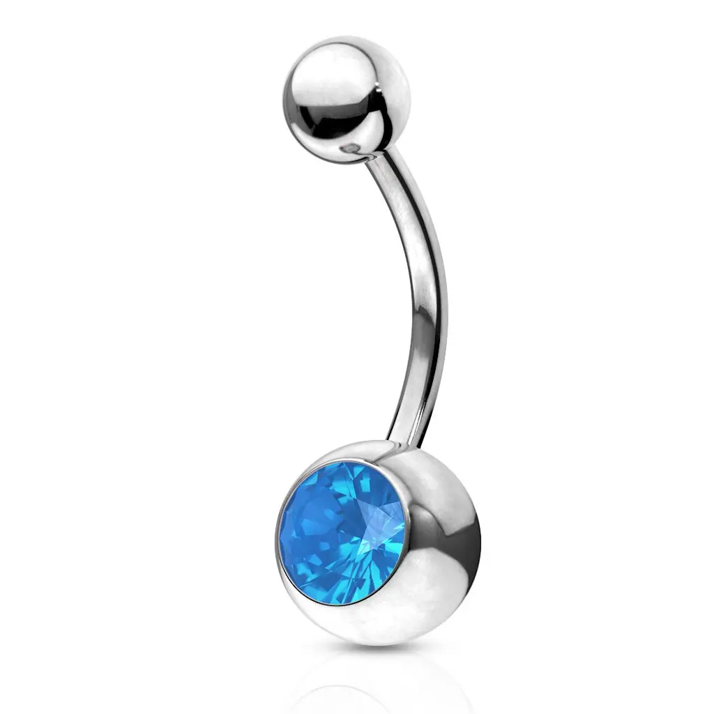 Piercing do pupíku - banánek