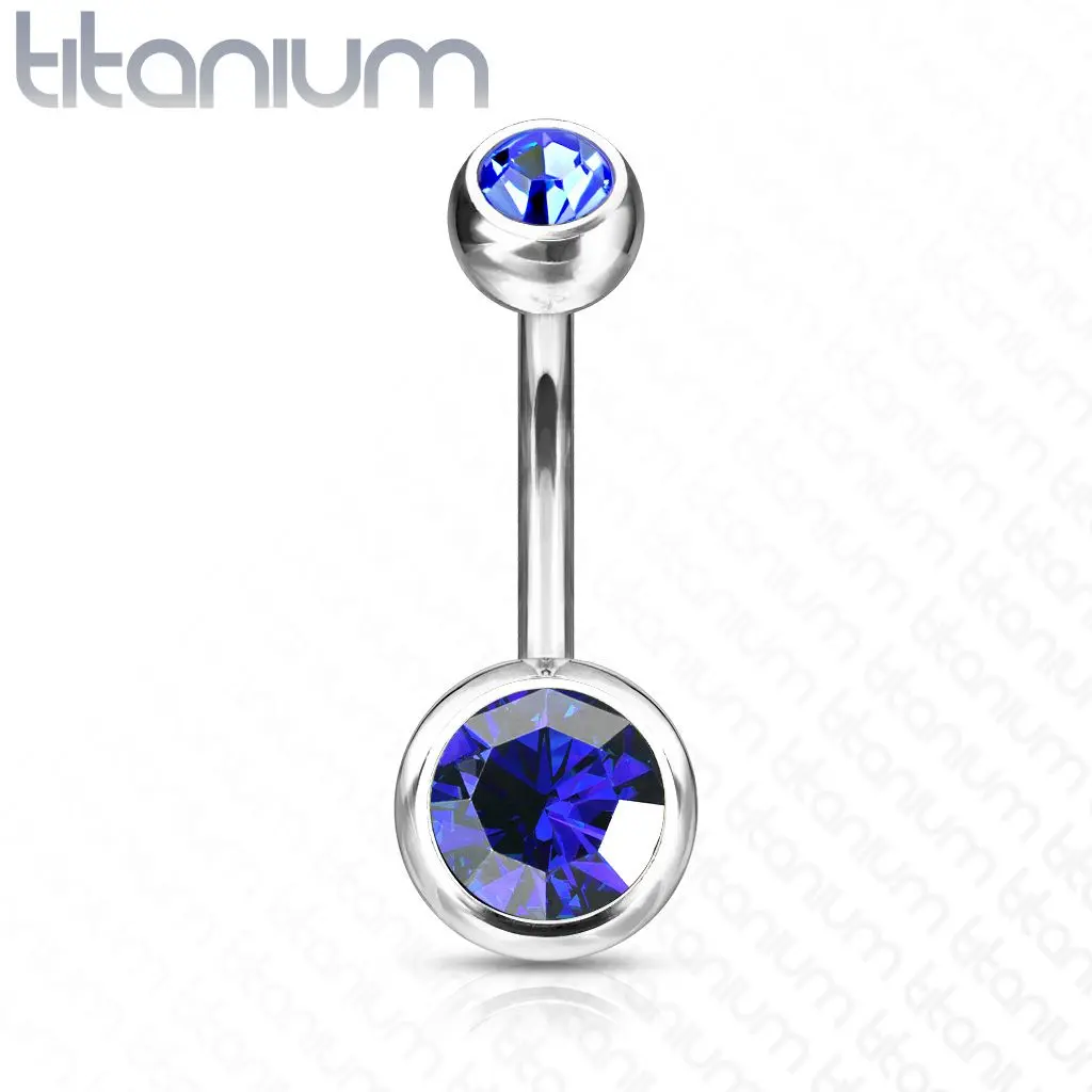 Piercing do pupíku - banánek TITAN