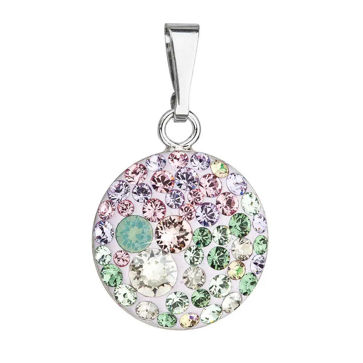 Stříbrný přívěsek s krystaly Swarovski
