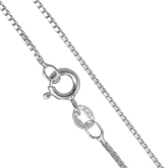 Stříbrný řetízek - čtvercový, tl. 1 mm (60 cm, 3,3 g) - ZB619-60