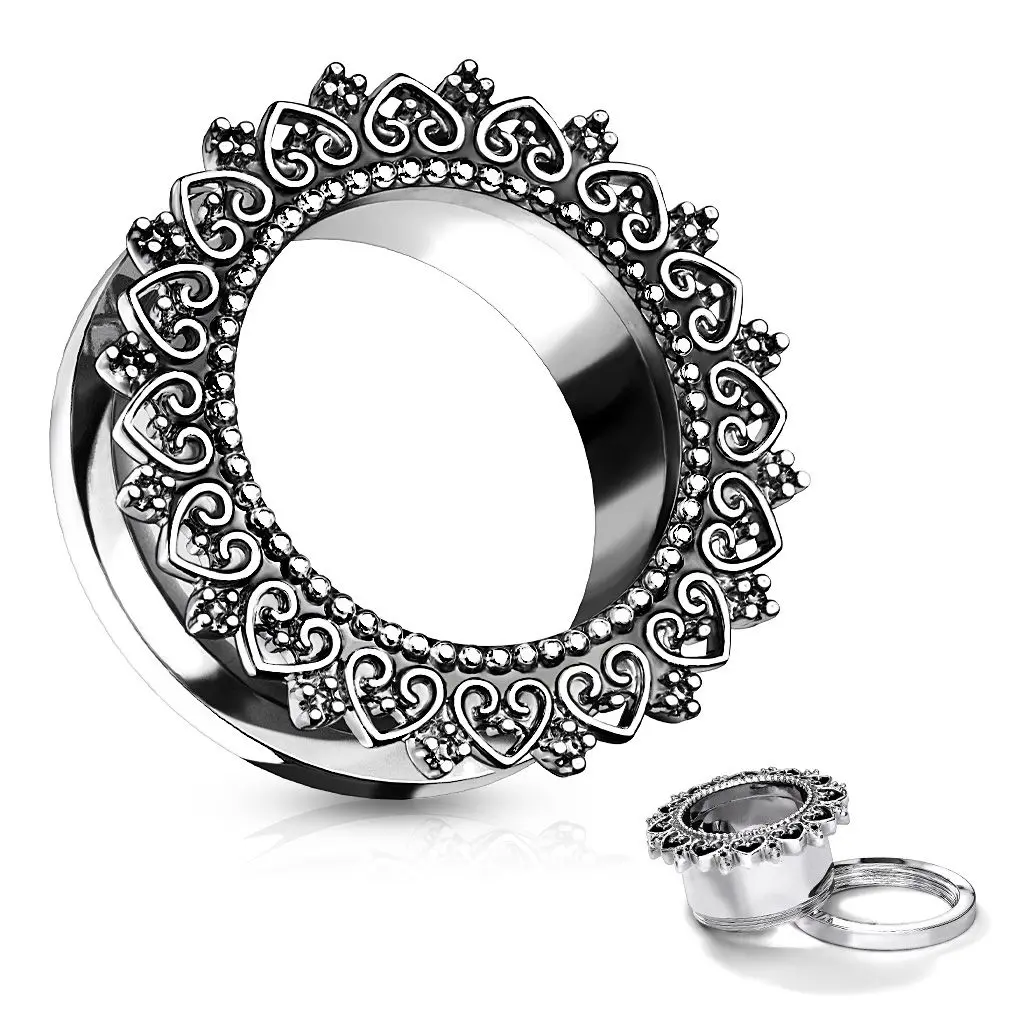 Tunel do ucha s ornamenty (16 mm) - TN01139-16