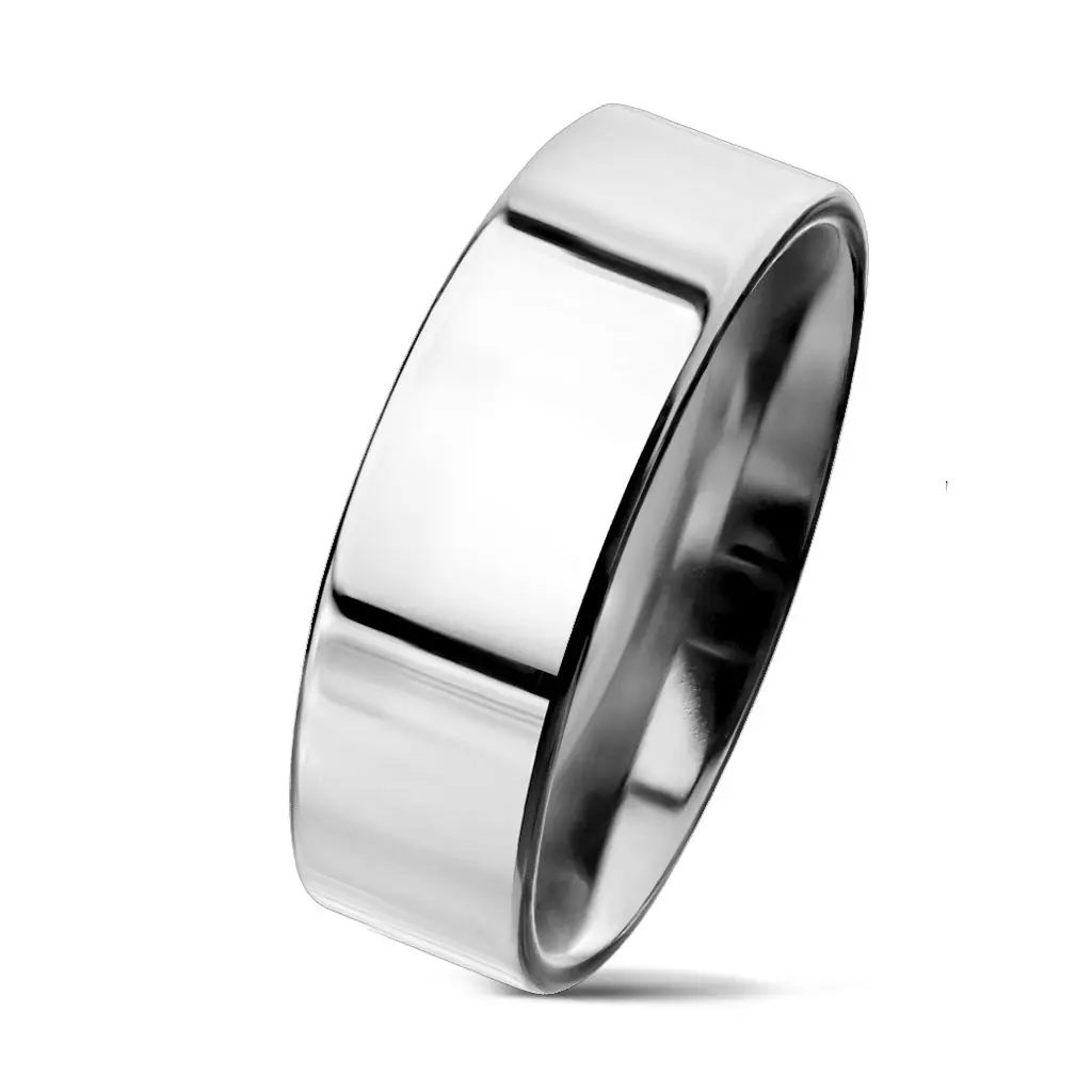NUBIS NSS3004 Pánský prsten chirurgická ocel, šíře 6 mm (54) - NSS3004-6-54