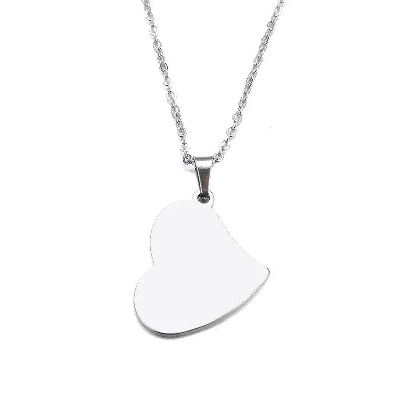 S4U Ocelový náhrdelník srdce - OPD0234-ST