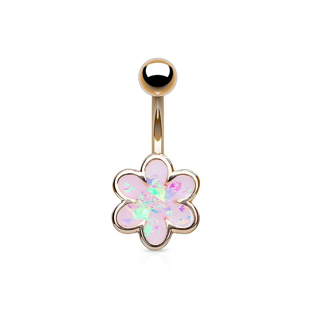 Piercing do pupíku kytička