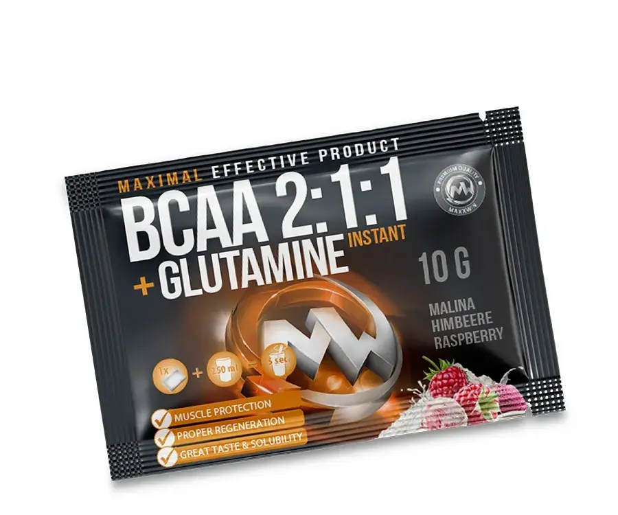 MAXXWIN BCAA + GLUTAMINE malina 10 g
