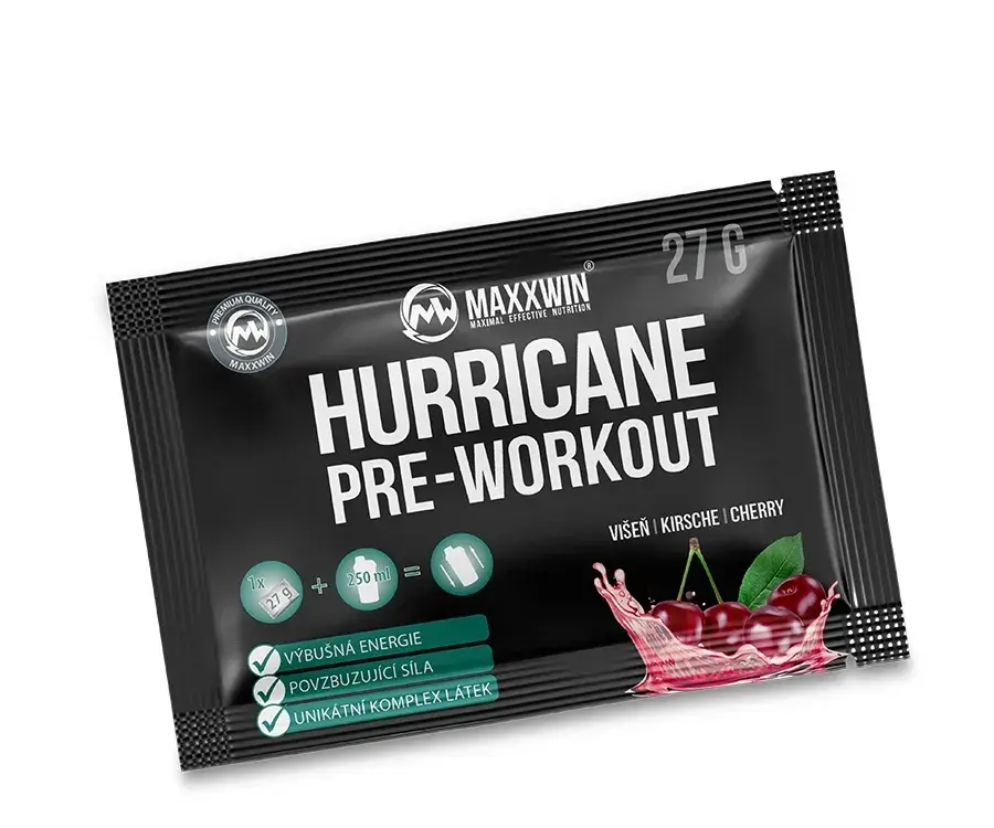 MAXXWIN HURRICANE PRE-WORKOUT višeň 27 g