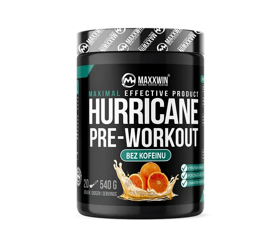 MAXXWIN HURRICANE NO CAFFEINE pomeranč 540 g