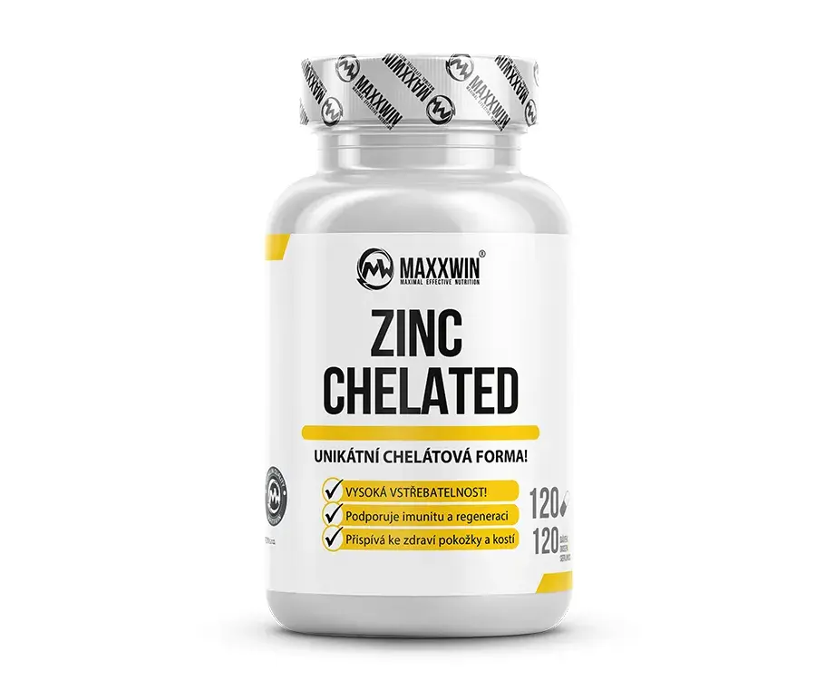 MAXXWIN ZINC CHELATED 120 kapslí