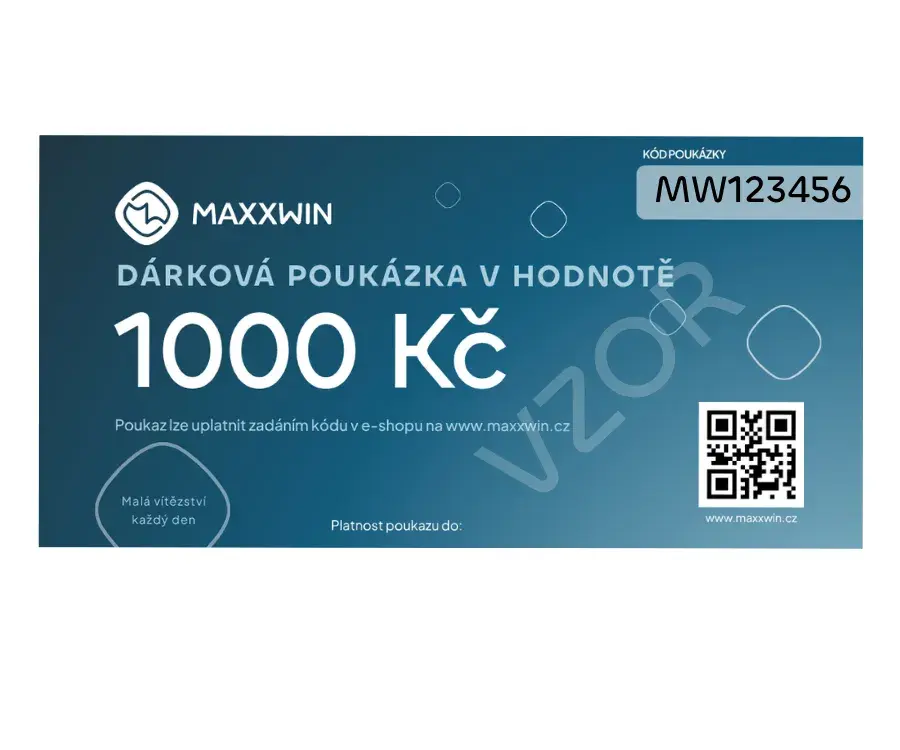 MAXXWIN DÁRKOVÝ POUKAZ 1000 Kč
