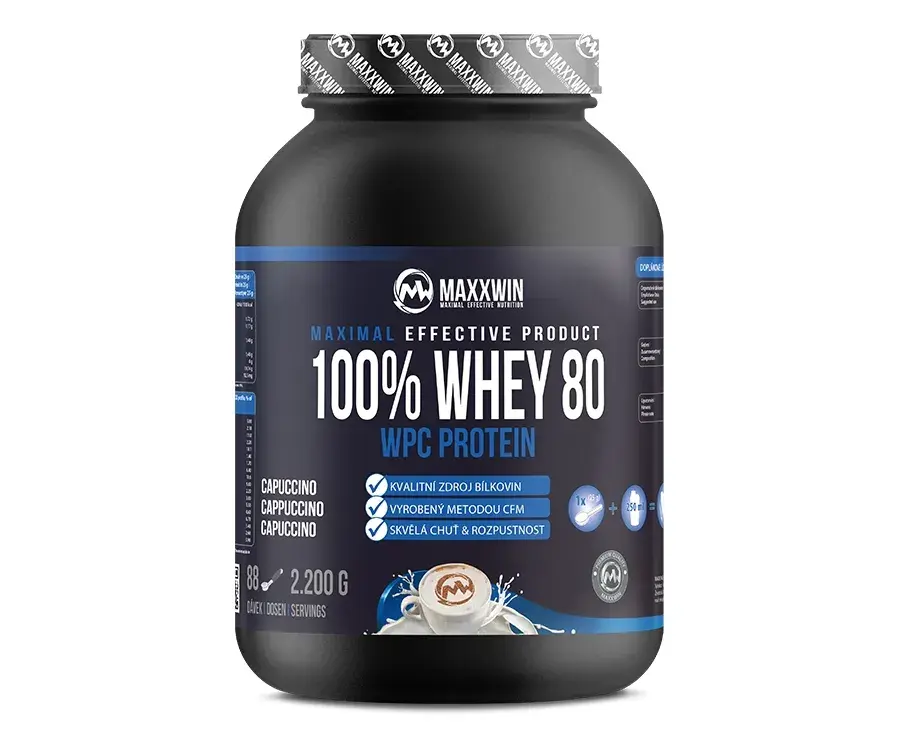 MAXXWIN PROTEIN 100% WHEY 80 cappuccino 2200 g