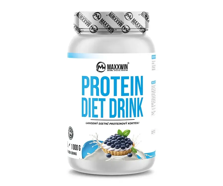 MAXXWIN PROTEIN DIET DRINK borůvkový koláč 1 000 g