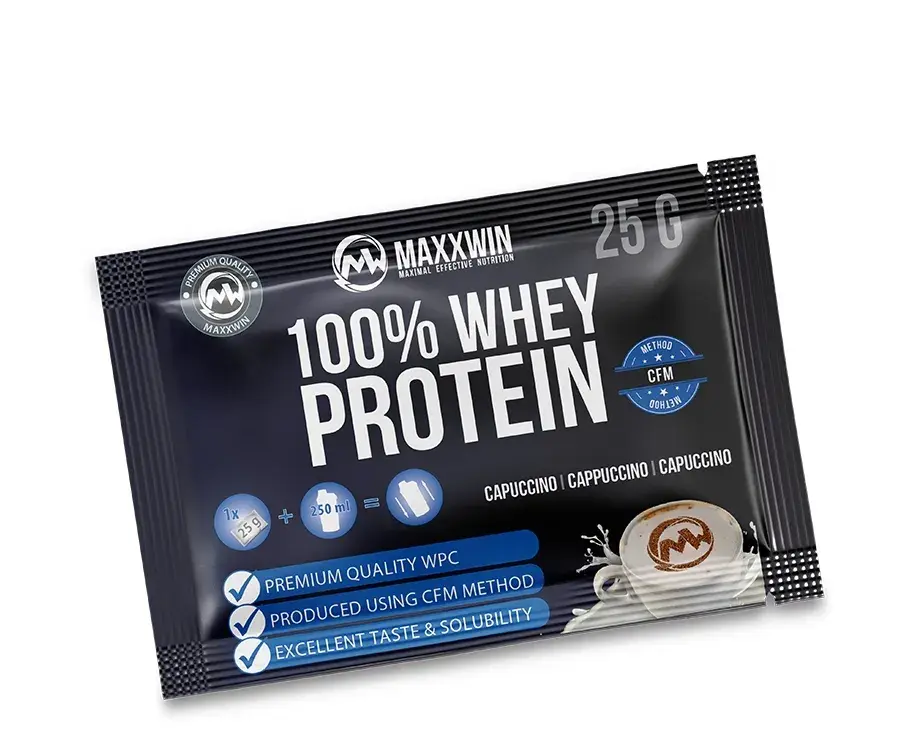 MAXXWIN PROTEIN 100% WHEY 80 cappuccino 25 g