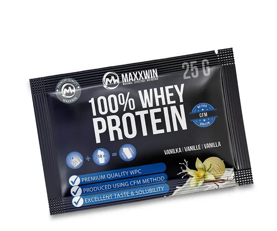 MAXXWIN PROTEIN 100% WHEY 80 vanilka 25 g