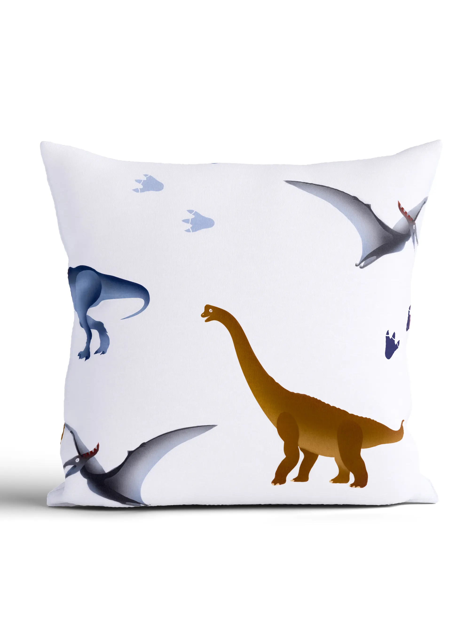 MKLuzkoviny.cz Bavlněný povlak na polštář Renforcé 40 x 40 cm - Dinosauři