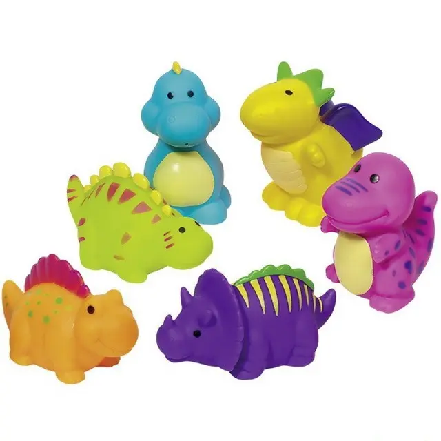 Hračka do vody - Stříkací dinosauři, 6ks (Goki)