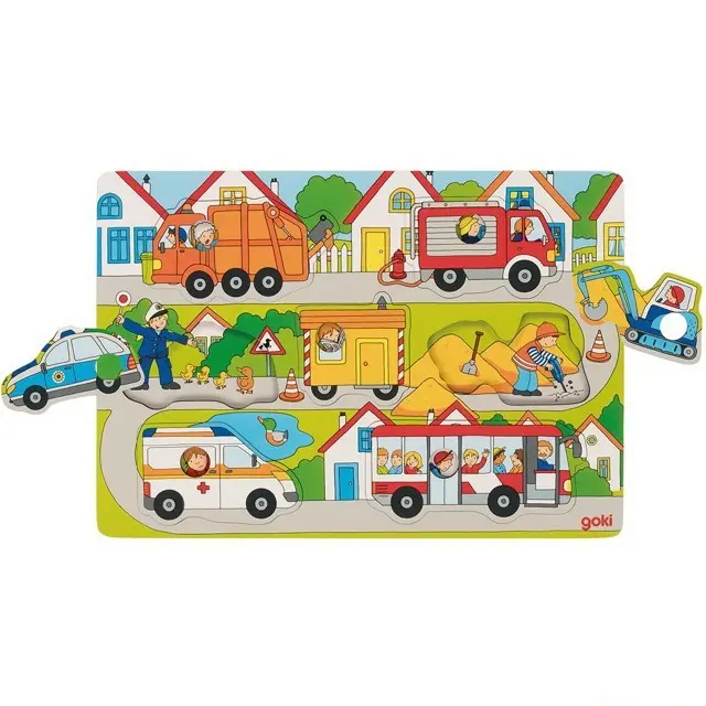 Na silnici - puzzle z kategorie Maxi dieliky