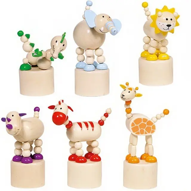 Mačkací figurka - Africké zvířátko, 1ks (Goki)