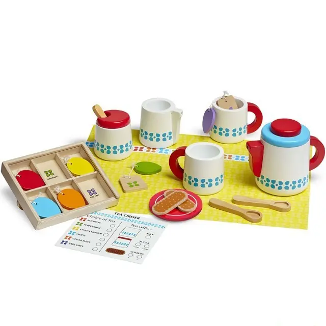 Nádobí dětské - Dřevěný snídaňový set (M&D)