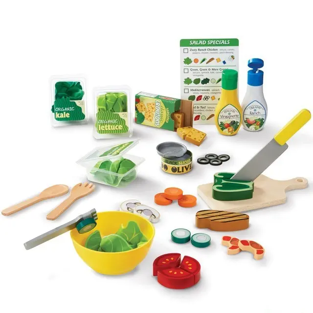 Nádobí dětské - Kompletní set na přípravu salátu (M&amp;D)