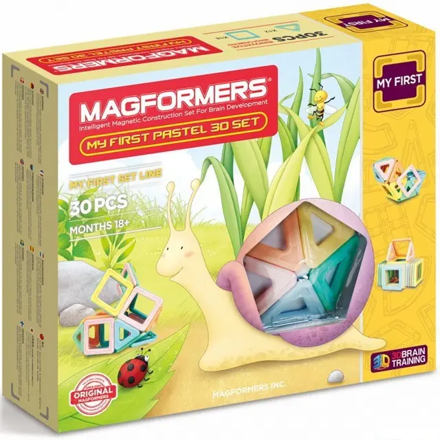 Magformers - Můj první Pastelle, 30 dílků