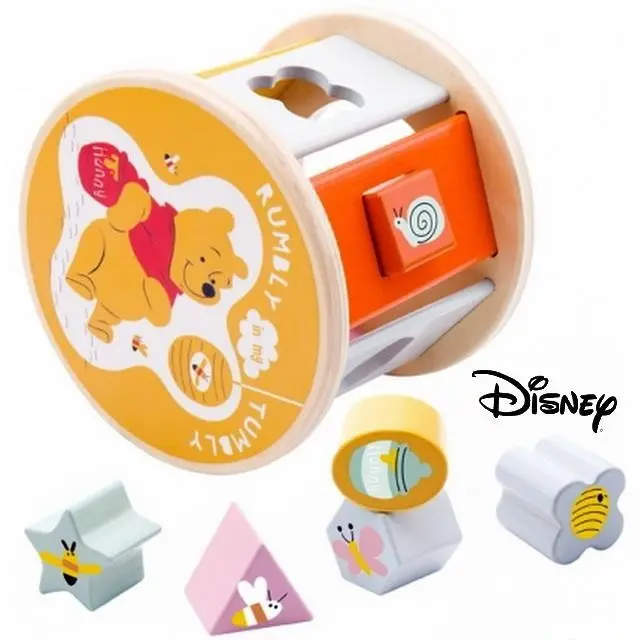Vhazovačka - Vkládací válec, Dřevěný Medvídek Pú (Disney Derrson)