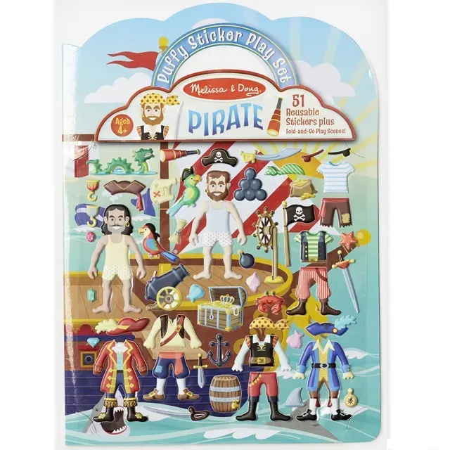 Samolepky - Deluxe sešit, Piráti, 51ks (M&D)