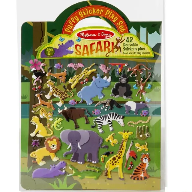 Samolepky - Deluxe sešit, Safari, 42ks (M&amp;D)