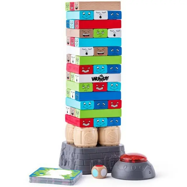 Jenga barevná - Věž elektronická hra s časovačem (Woody)