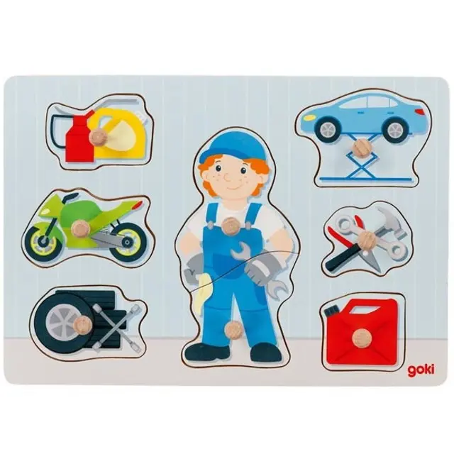 Automechanik - puzzle z kategorie Maxi dieliky