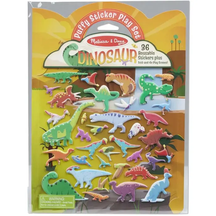 Samolepky - Deluxe sešit, Dinosauři, 36ks (M&D)