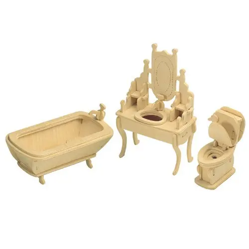 3D Puzzle přírodní - Koupelna