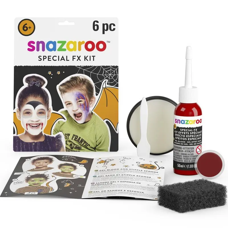 Snazaroo sada na speciální efekty na obličej s voskem a krví -