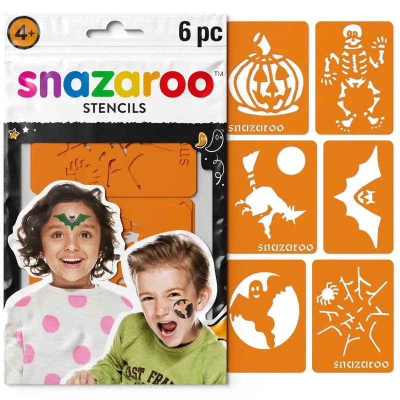 Snazaroo - Šablony na obličejové barvy 6ks, Strašidla