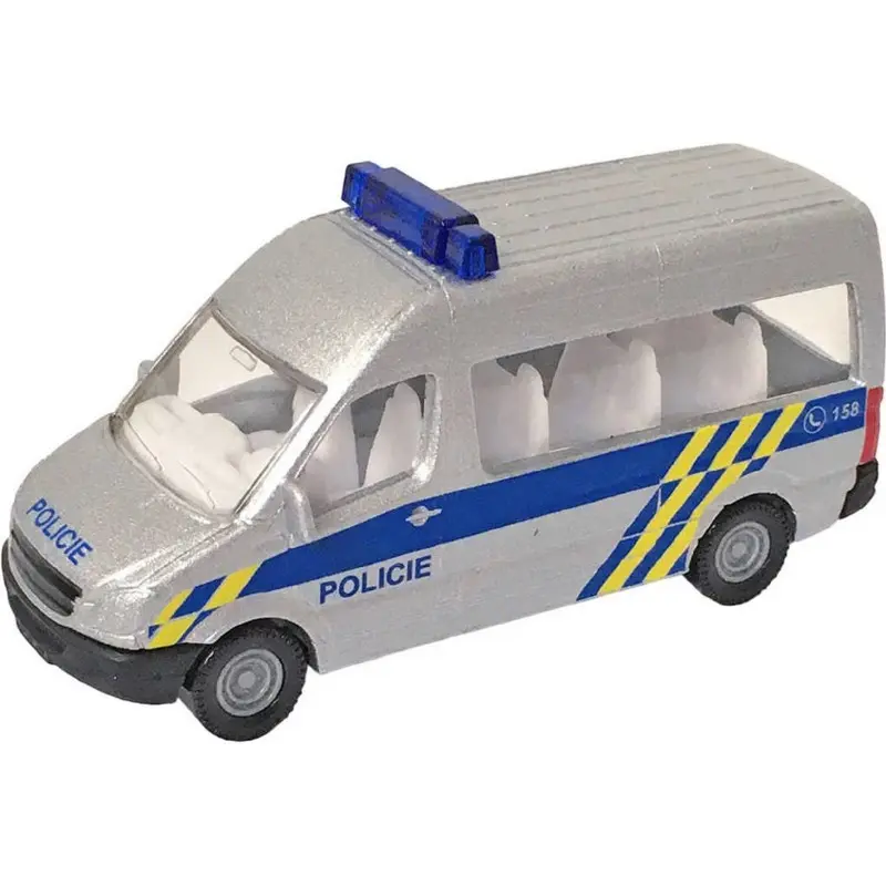 SIKU kovový model - Policie minibus česká verze