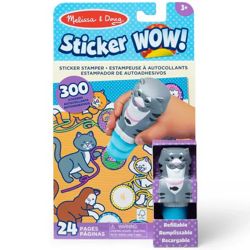 Samolepky - Sticker WOW!, Kočka (M&amp;D)