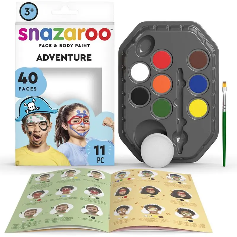 Obličejové barvy Snazaroo 8 × 21 g - chlapecké