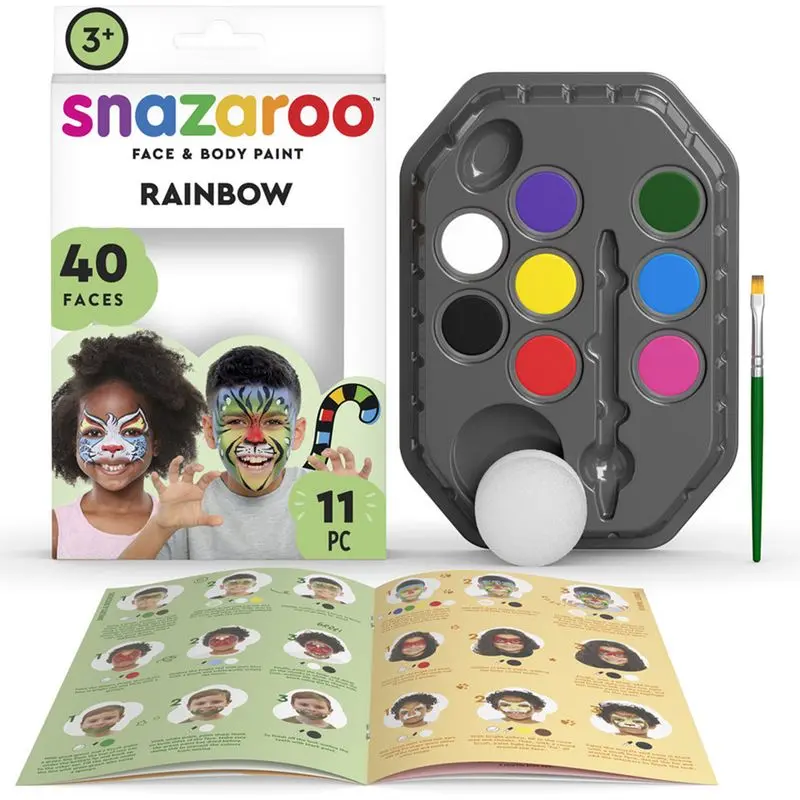 Snazaroo - Sada 8 barev na obličej, Duha