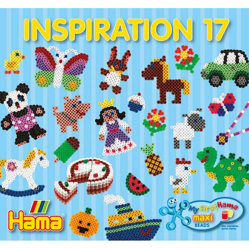 Hama zažehlovací korálky - Pomůcka, Knížka inspirací MAXI č.17